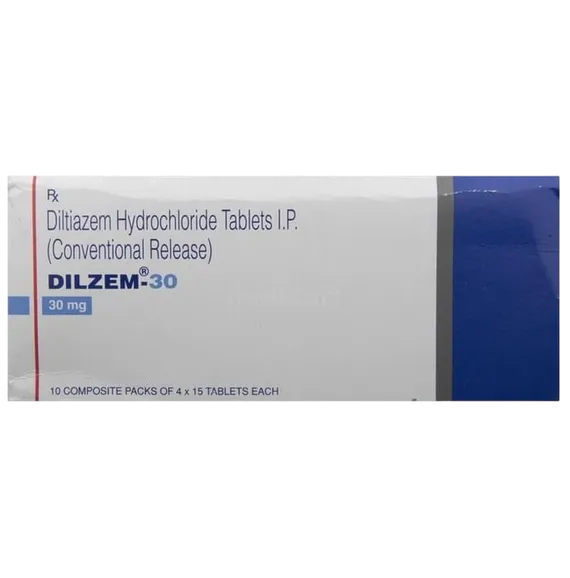 dilzem 30mg tablet 15's